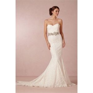 NEVER WORN, Nicole Miller Mermaid Poppy Gown Sz 4